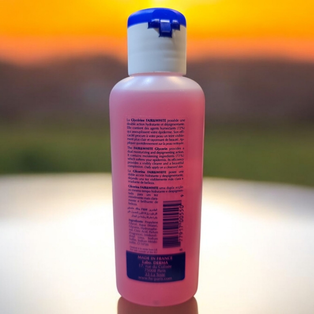 Fair and White Original Lightening Glycerin Body Lotion 125 ml / 4.22 fl oz - Picture 2 of 2